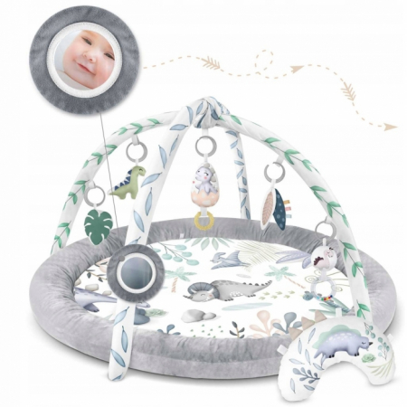 Salteluta de joaca pentru copii Nukido Dino 730200 - Gri [2]