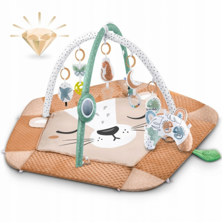 Covorase de joaca - Salteluta de joaca pentru copii Nukido Lew 730101 - Crem