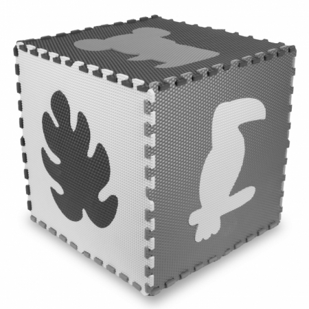 Salteluta de joaca pentru copii tip puzzle 179 x 179 cm Kidwell SENSO Tropical [2]