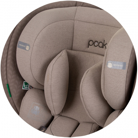 Scaun auto Chipolino Peak I-Size 40-150 cm macadamia cu sistem Isofix [12]