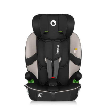 Scaun auto i-Size, Lionelo, Billy , 76 - 150 cm, 1/2/3, Isofix + top tether, Tetiera reglabila in 10 pozitii, Insertie ergonomica, Tapiterie lavabila, Testat la impact, Baza lata, Bej [8]