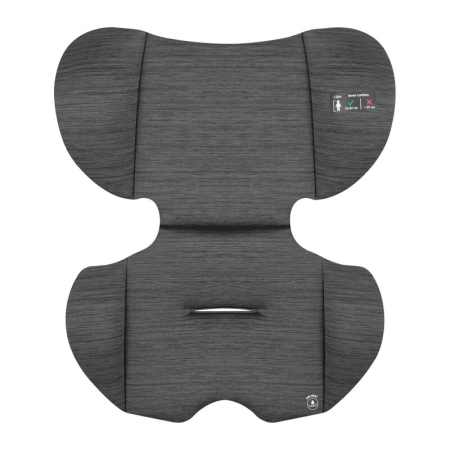 Scaun auto i-Size, Lionelo, Billy , 76 -150 cm, 1/2/3, Isofix + top tether, Tetiera reglabila in 10 pozitii, Insertie ergonomica, Tapiterie lavabila, Testat la impact, Baza lata, Negru/Gri [12]
