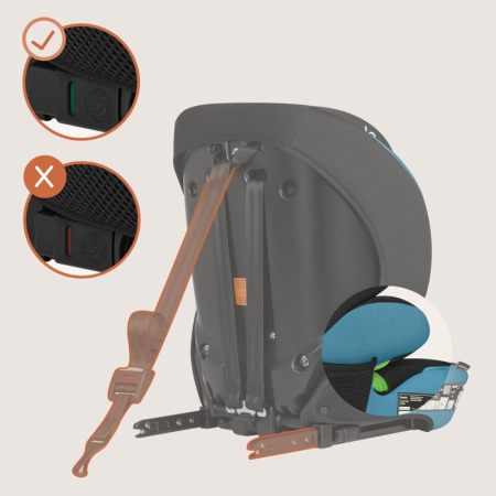 Scaun auto i-Size, Lionelo, Levi Fix, 76 - 150 cm, 1/2/3, ISOFIX + Top Tether, Tetiera reglabila in 10 pozitii, Insertie ergonomica Dri-Seat, Tapiterie lavabila, Negru [13]