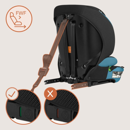 Scaun auto i-Size, Lionelo, Levi Fix, 76 - 150 cm, 1/2/3, ISOFIX + Top Tether, Tetiera reglabila in 10 pozitii, Insertie ergonomica Dri-Seat, Tapiterie lavabila, Negru [11]