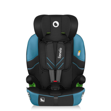 Scaun auto i-Size, Lionelo, Levi Fix, 76 - 150 cm, 1/2/3, ISOFIX + Top Tether, Tetiera reglabila in 10 pozitii, Insertie ergonomica Dri-Seat, Tapiterie lavabila, Negru [9]