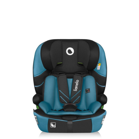 Scaun auto i-Size, Lionelo, Levi Fix, 76 - 150 cm, 1/2/3, ISOFIX + Top Tether, Tetiera reglabila in 10 pozitii, Insertie ergonomica Dri-Seat, Tapiterie lavabila, Negru [7]
