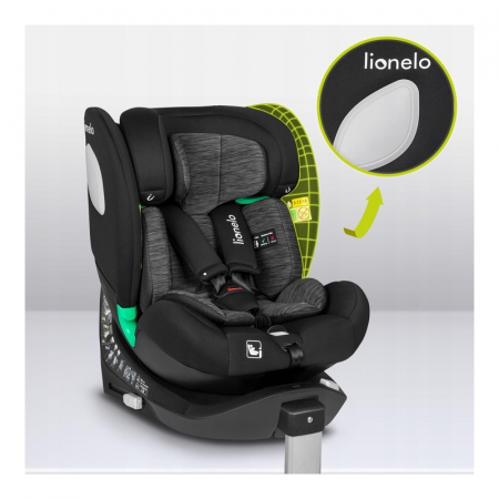 Scaun auto Lionelo i-Size Braam 0-36 Kg isofix si picior de fixare [3]