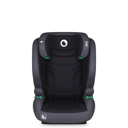 Scaun auto, Lionelo, i-Size Igo, 100- 150 cm, cu isofix, Protectie laterala, Ajustare spatar in 2 pozitii, Tetiera Tri-Guard reglabila in 11 pozitii,  Negru [9]