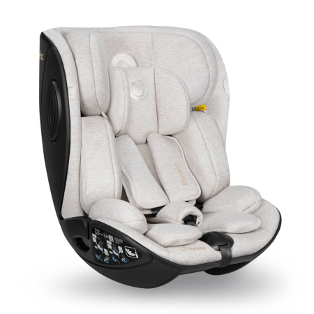 Scaune auto copii - Scaun auto, Lionelo, Moxie Next, i-Size, 40-105 cm, Tetiera reglabila pe 8 trepte, Inclinare spatar in 5 pozitii, Carcasa ventilata, Din bambus, Protectie avansata, Husa detasabila, Conform cu R129, B