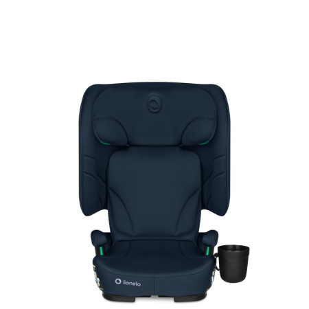 Scaun auto pliabil, Lionelo, Orin, i-Size, 100-150 cm, Tetiera reglabila in 14 pozitii, Spatar in 4 pozitii, Isofix+Top Tether, Sezut ergonomic, Husa transport, Suport sticla, Albastru [11]