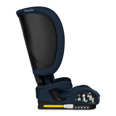 Scaun auto pliabil, Lionelo, Orin, i-Size, 100-150 cm, Tetiera reglabila in 14 pozitii, Spatar in 4 pozitii, Isofix+Top Tether, Sezut ergonomic, Husa transport, Suport sticla, Albastru [15]