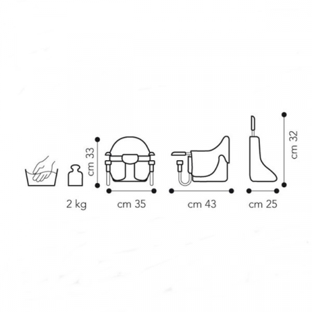 Scaun de masa Dinette Brevi 490 [1]