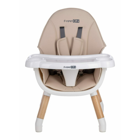 Scaun de masa, FreeON, Eos, 3 in 1, Multifunctional, Cu tavita reglabila si detasabila, Conform cu standardul european de securitate EN 14988:2017+A1:2020, Beige [5]