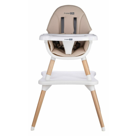 Scaun de masa, FreeON, Eos, 3 in 1, Multifunctional, Cu tavita reglabila si detasabila, Conform cu standardul european de securitate EN 14988:2017+A1:2020, Beige [1]