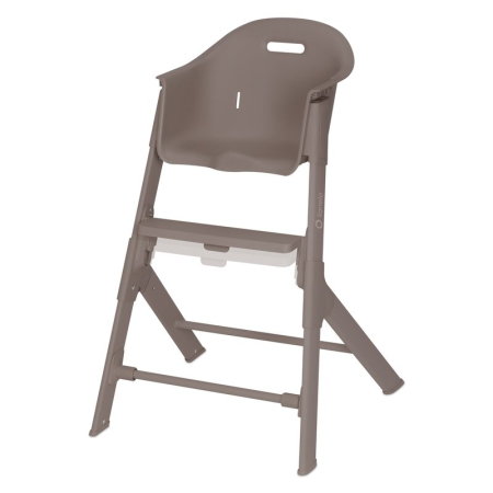 Scaun de masa, Lionelo, Beny, Suport de picioare si tavita ajustabile in 2 pozitii, Insertie moale, Centuri in 3 puncte, Asamblare rapida, Sustine 15 kg, 6 luni+, Taupe [7]