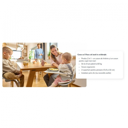 Scaun de masa, Lionelo Dalia 2 in 1 Transformabil [30]