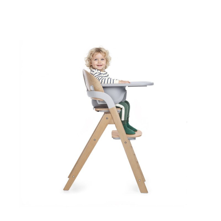Scaun de masa multifunctional pliabil, Jane, Forest, De la 6 luni la adult, Din lemn fag, Greutate maxima 100 Kg, Mist [3]