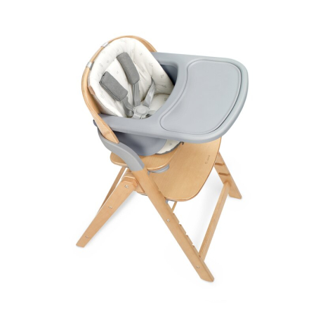 Scaun de masa multifunctional pliabil, Jane, Forest, De la 6 luni la adult, Din lemn fag, Greutate maxima 100 Kg, Mist [19]