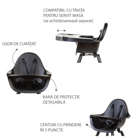 Scaun de masa reglabil in inaltime Childhome Evolu 2 [2]