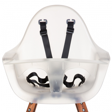 Scaun de masa reglabil in inaltime Childhome Evolu 2 Natural inchis/Alb transparent [3]