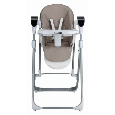 Scaun de masa si balansoar, FreeON, Oli Deluxe, 2 in 1, Transformabil, Multifunctional, cu melodii de leagan, 0 luni+, Beige [4]