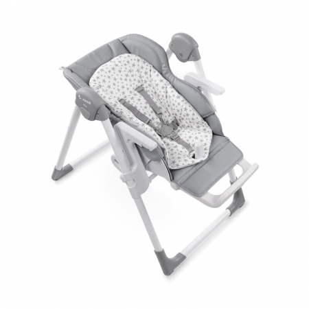 Scaun de masa si Balansoar Jane Mila 2 in 1 Transformabil Multifunctional cu husa din imitatie piele 0 luni+ Iris [1]