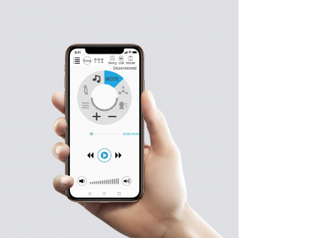Scaun de masa si leagan electric controlabil prin aplicatie pe mobil Carrello CASCATA [7]