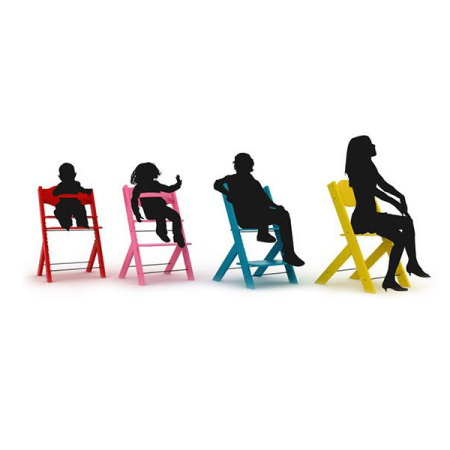 Scaun masa bebe din lemn reglabil Treppy Natur [3]