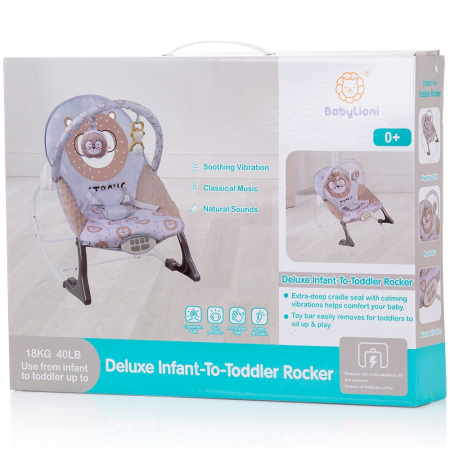 Scaunel balansoar Chipolino Melody beige [4]