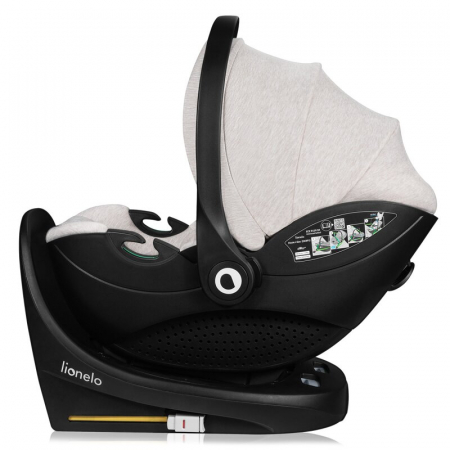 Scoica auto Lionelo Moxie i-Size cu baza rotativa 360 cu picior de fixare 40-87 cm [21]
