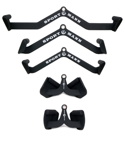 Bare - Discuri - Greutati - Set Bare si Manere Helcometru Sportmann-5 piese