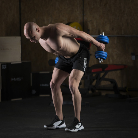 SET DE GANTERE 30 KG HMS BARBELL [31]