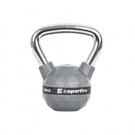 Set Gantere Kettlebell acoperit cauciuc inSPORTline PU 4 – 20 kg [4]