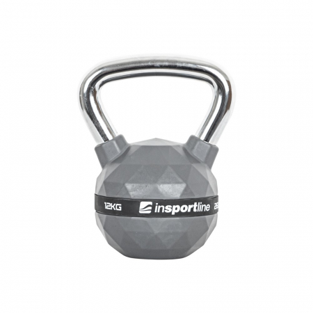 Set Gantere Kettlebell acoperit cauciuc inSPORTline PU 4 – 20 kg [3]