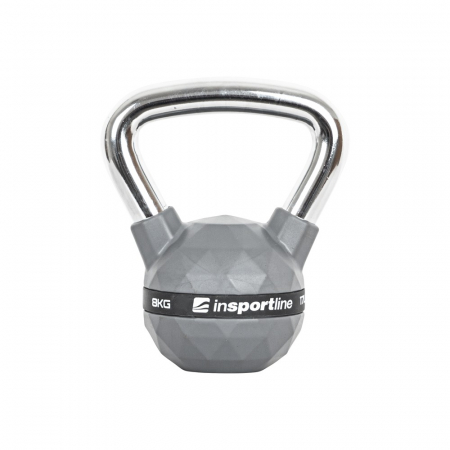 Set Gantere Kettlebell acoperit cauciuc inSPORTline PU 4 – 20 kg [5]