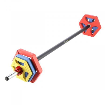 Set Haltera Pump cu Greutati reglabile HMS Premium SBP21, 20 kg [1]