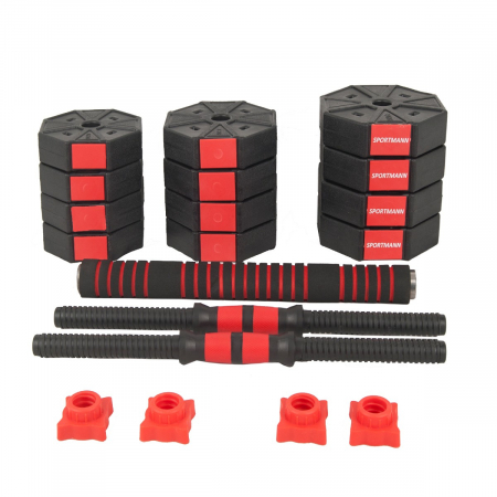 Set Haltera si Gantere ciment Sportmann SHG06 20 kg [2]