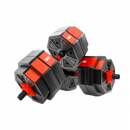 Bare - Discuri - Greutati - Set Haltera si Gantere HMS SGC30 30 kg