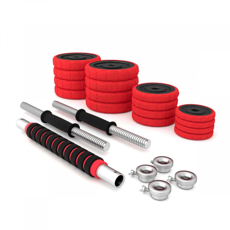 Set Haltera si Gantere Reglabile HMS SGGX20 20 kg [9]