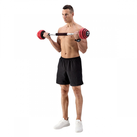 Set Haltera si Gantere Reglabile HMS SGGX20 20 kg [19]