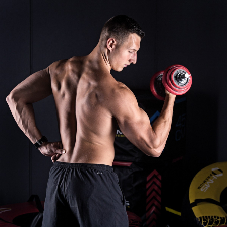 Set Haltera si Gantere Reglabile HMS SGGX20 20 kg [21]