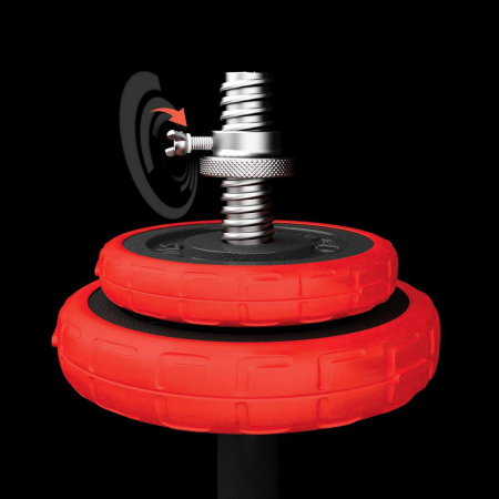 Set Haltera si Gantere Reglabile HMS SGGX20 20 kg [7]