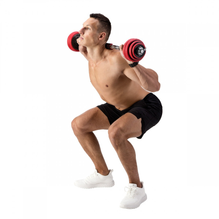 Set Haltera si Gantere Reglabile HMS SGGX20 20 kg [14]