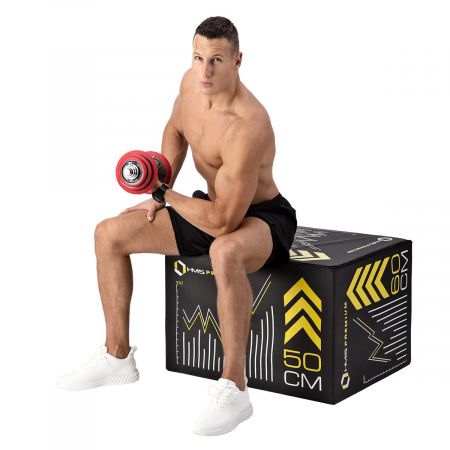 Set Haltera si Gantere Reglabile HMS SGGX20 20 kg [18]