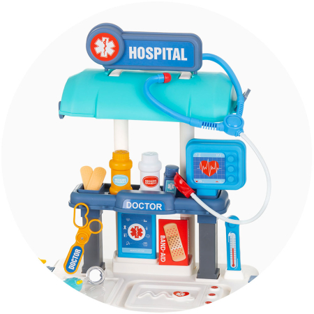 Set jucarie Chipolino Doctor 3 in 1 72,5 cm cu accesorii [3]