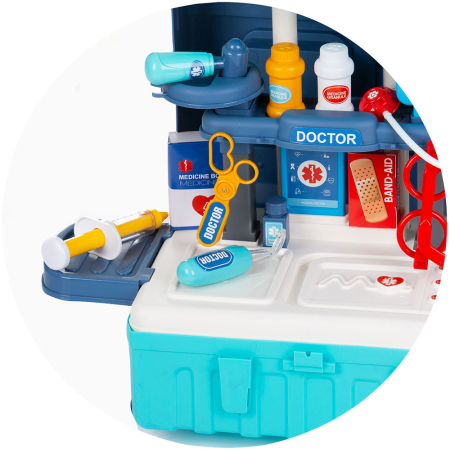 Set jucarie Chipolino Doctor 3 in 1 72,5 cm cu accesorii [9]