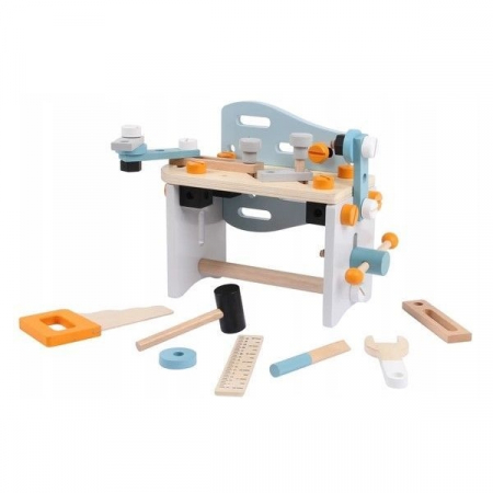 Jucarii pentru copii - Set unelte constructii 52 piese Ecotoys