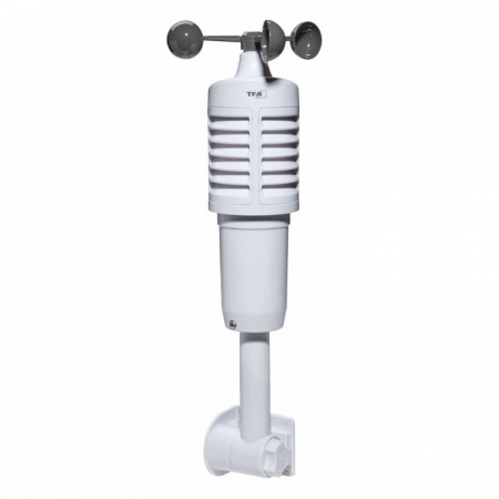 Statie meteo digitala Spring Breeze cu senzor extern wireless de temperatura, umiditate, viteza vant TFA 35.1140.01 [2]
