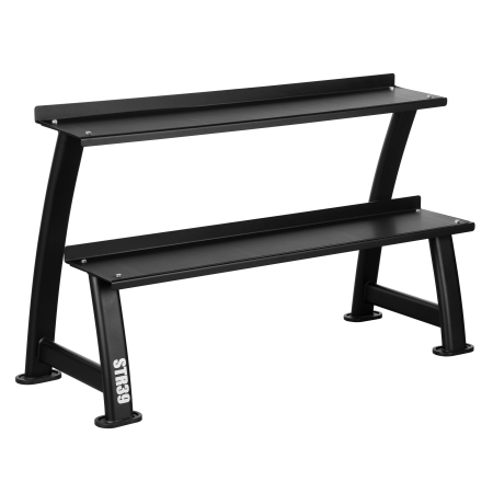 Bare - Discuri - Greutati - Suport pentru kettlebells cu doua niveluri HMS STR39