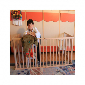 Tarc copii pliabil din lemn - Mesterel [7]